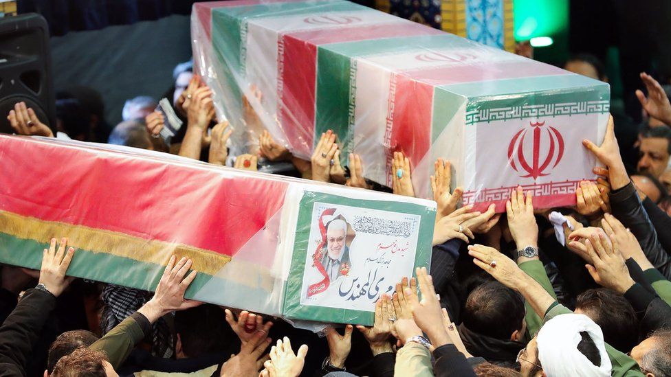 At-least 40 Killed In Qasem Soleimani Burial Stampede in Iran