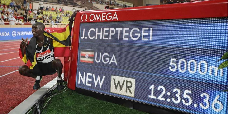 Cheptegei Now Eyes Set On 10,000m Record