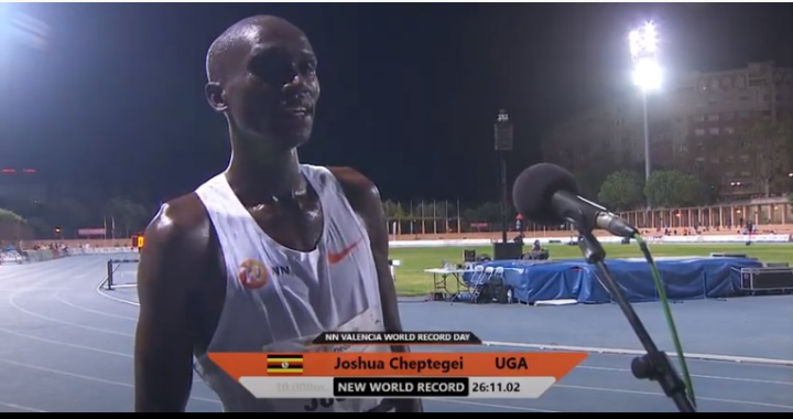 SMASHED Joshua Cheptegei Breaks 10,000m World Record